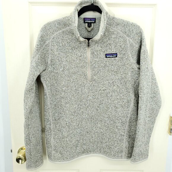 Patagonia Better Sweater Quarter Zip Pullover M Natural (Tan/Beige) - Picture 2 of 16